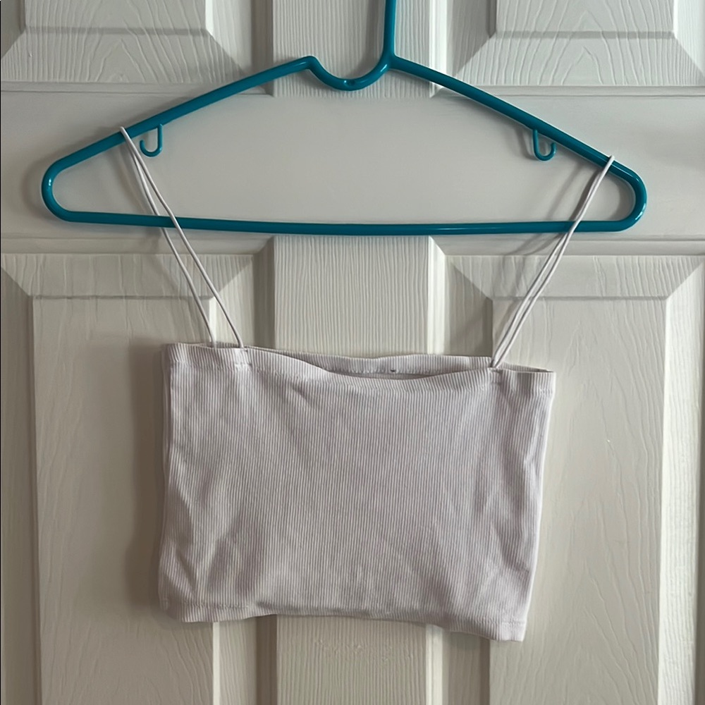 Zara White Crop Top